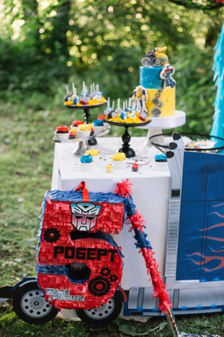 Пиньята "Трансформеры" (любая цифра с именем)