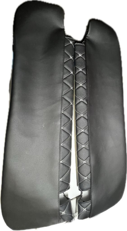 Чехлы на козырьки ГАЗель Некст и ГАЗон Некст (белая нить Бабочка)