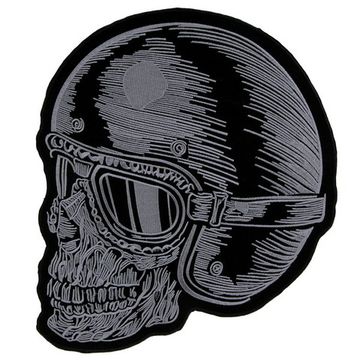 Нашивка Череп в шлеме (270*300)
