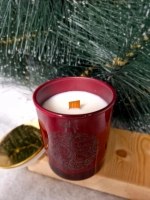 Свеча ароматическая ручной работы. Апельсин и чёрный перец