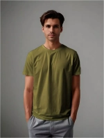 Футболка однотонная базовая хлопок унисекс Баракаттекс