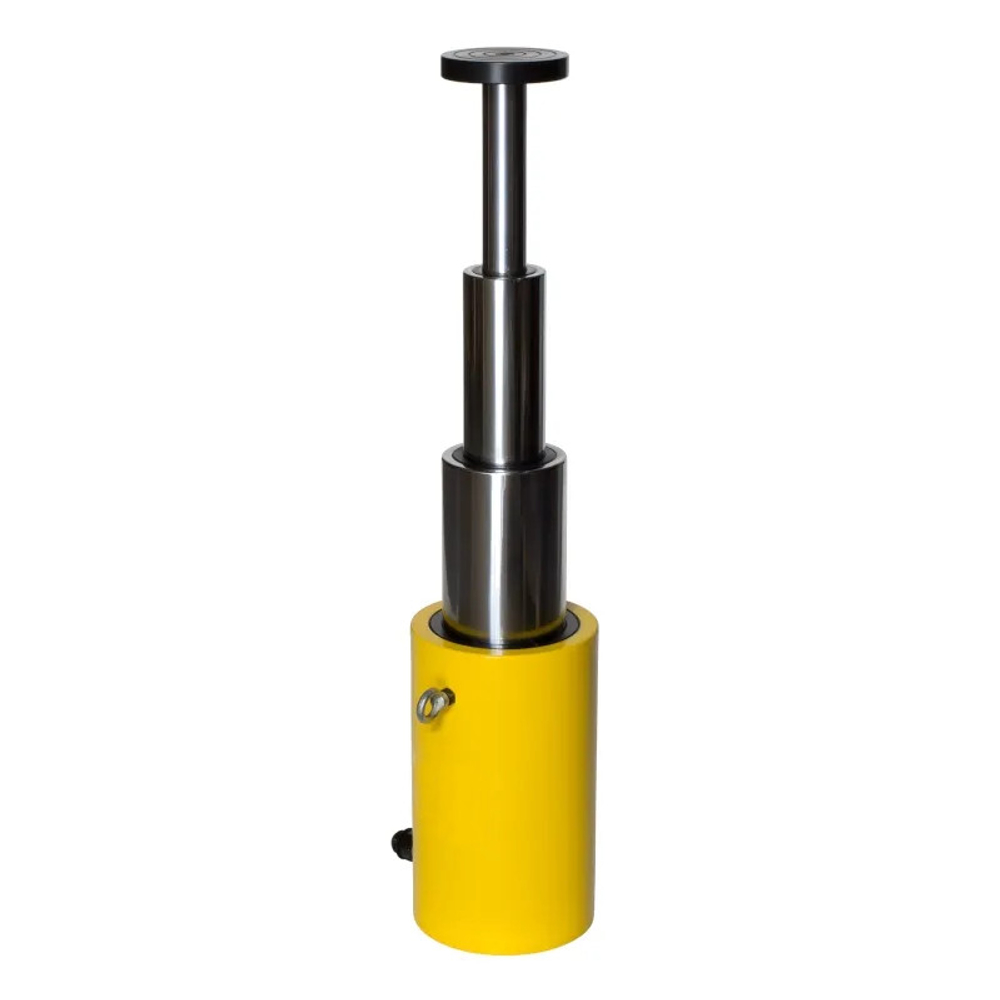 Домкрат телескопический Инстан с гравитационным возвратом штока ДТ10-435М (11/31/67т, ход 435мм)