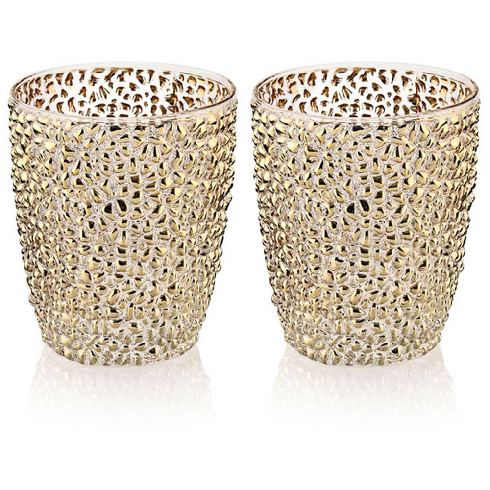 Набор стаканов для воды 2шт 270мл IVV Экстра золотистый