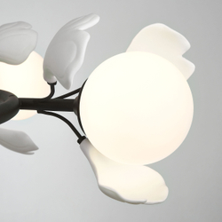 799127 Люстра CERAMO BW 12х6W(led) G9 ЧЕРНЫЙ/БЕЛЫЙ