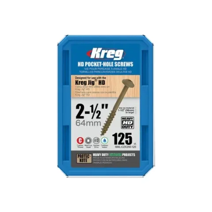Шурупы для HD 125 шт. Kreg SML-C2X250-125-INT