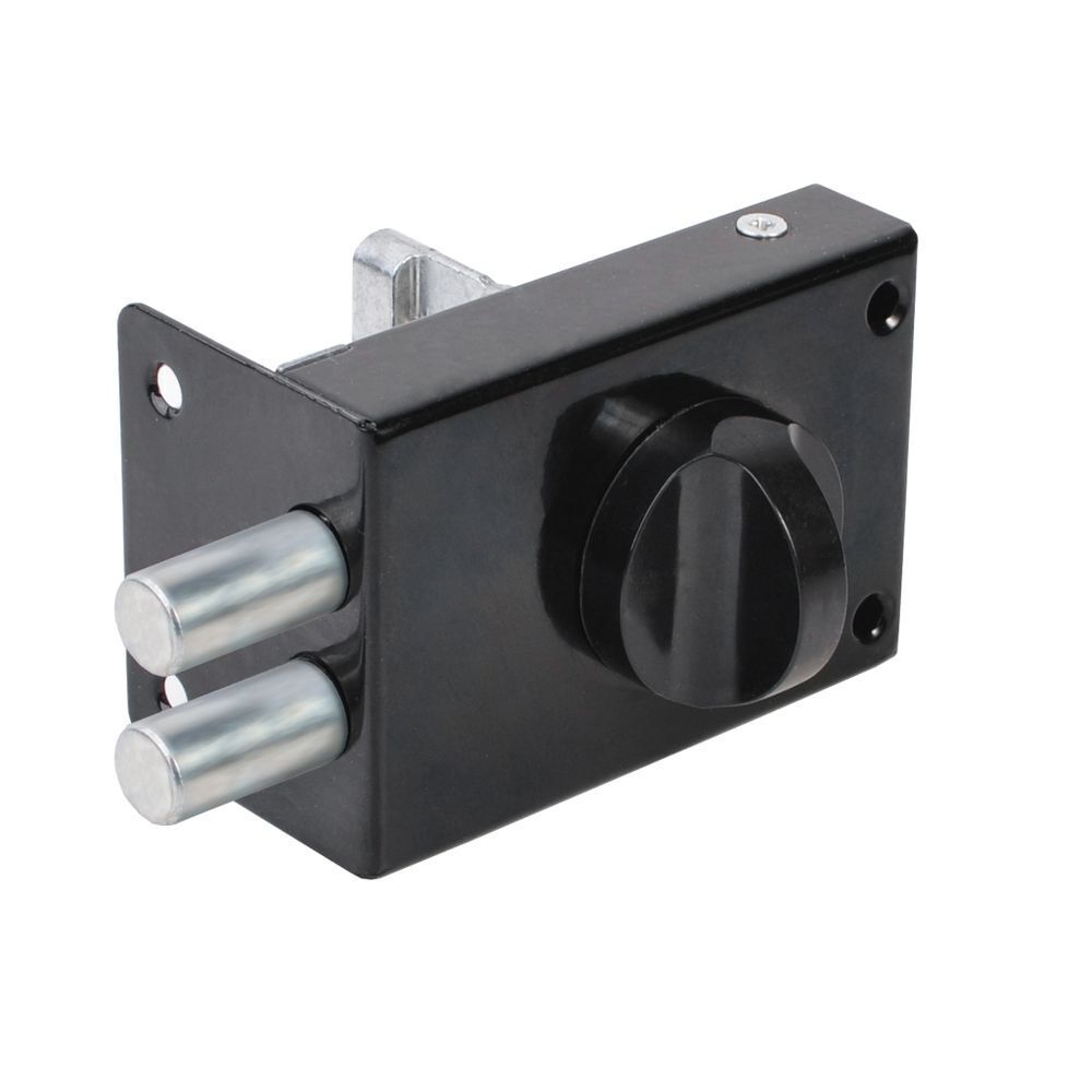 Замок накладной дверной, Омега, ЗН1 2Р, 00-00005079, чер