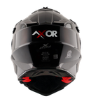 Шлем AXOR X-CROSS DUAL VISOR-E SC, с визором, цвет черный (XL)
