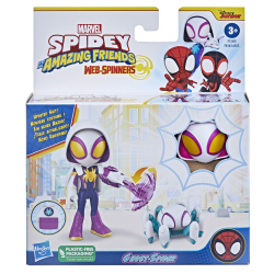 Hasbro Spidey Amazing Friends - Фигурка супергероя Ghost-Spider Web-Spinners / артикул   F8143 F7258  / GTIN 5010996136541