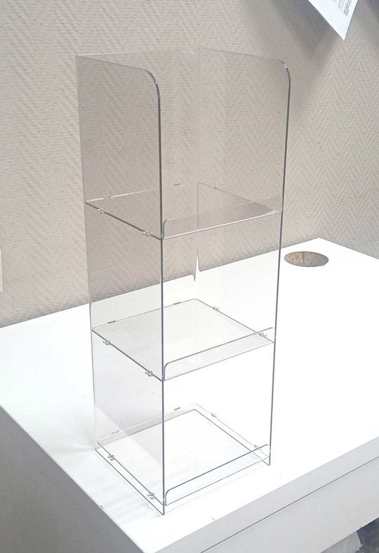 Стойка для товаров, аптечных товаров 130х130х406 3-х яр