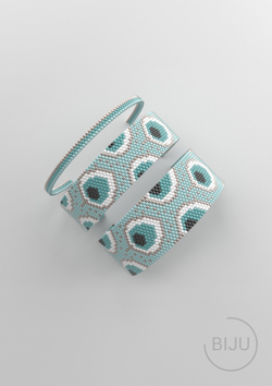 Схема PEYOTE, Схема браслета мозаичное плетение, узор из Miyuki Delica 11/0, файл PDF, №139