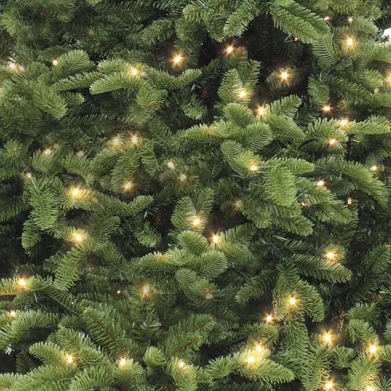 Елка Нормандия с лампочками 155 см., 232 LED лампы, литая хвоя+пвх, Triumph Tree (73693)