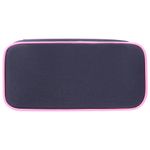 Пенал-косметичка BRAUBERG, 1 отделение, 2 кармана, органайзер, полиэстер, 21x10x5 см, серо-розовый, 270846