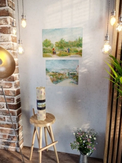 Картины-наклейки на стену для декора интерьерные №67