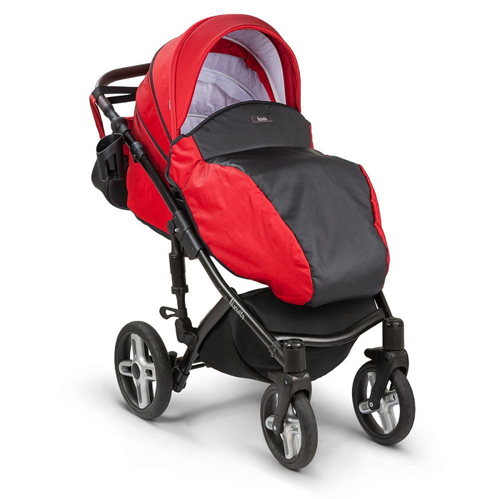 Детская коляска Nuovita Carro Sport 2 в 1 Rosso nero/Крассно-черный