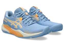 Женские кроссовки для Падел Asics Gel-Challenger 15 Padel - stone wash/orange glow