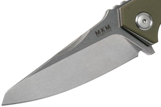 Складной нож MKM "RAUT" MKM/VP01 GB GR c клинком из стали Böhler M390 Microclean®, рукоять G10 / титан