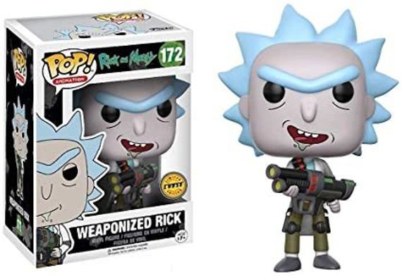 Funko POP Animation Rick and Morty Weaponized Rick (Styles May Vary) Action Figure