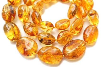 Бусы из натурального янтаря (7921)