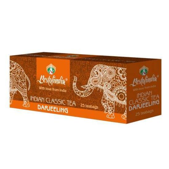 СКИДКА 50% Чай DARJEELING INDIAN CLASSIC TEA черный индийский пакетированный 25х2г Bestofindia 50г