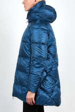 Куртка жен BLANCHETT GOOSE 323/700 синяя, капюшон
