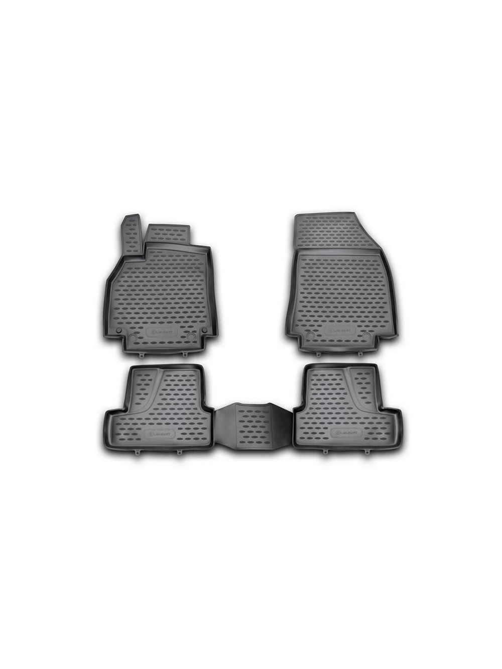 Коврики в салон для RENAULT Megane 3 2010-2015, 4 шт. (полиуретан) NLC.41.16.210KH