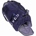 Сумка спортивная «Sport Loves», водонепроницаемый отдел + 2 кармана+отдел под обувь, цвет синий,42*24*18 см