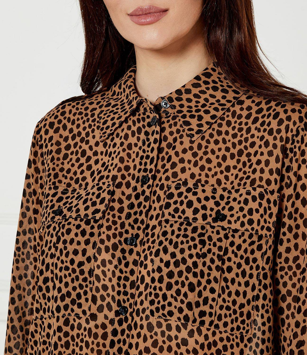 Рубашка Michael Kors - коричневый(MR540OWGRY)