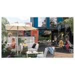 Садовый уголок - IKEA SEGERÖN/SEGERON, 69х76 см, белый, СЕГЕРОН ИКЕА