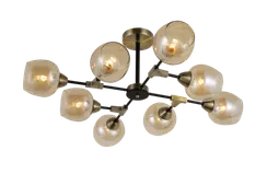 77334/8 BRONZE+BLACK (1) Люстра (RL)