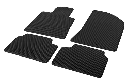 Коврики в салон автомобиля AutoFlex EVA (ЭВА, ЕВА) Standart для Hyundai Sonata VIII поколение седан 2019-н.в., 4 части, с крепежом, 6230501