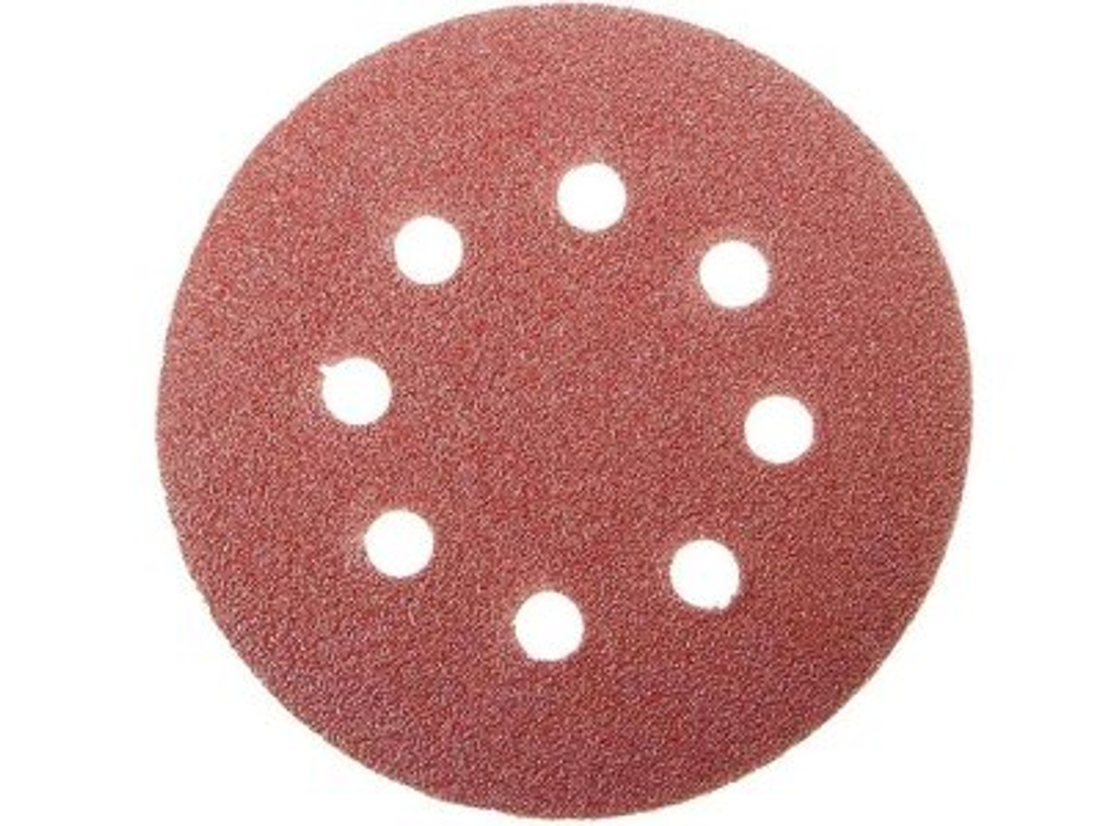 Круг абразивный на велюр осн зер 120 d125  8 отв (5шт/уп)