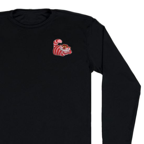 Нашивка термоаппликация на одежду и на рюкзак. Чеширский Кот