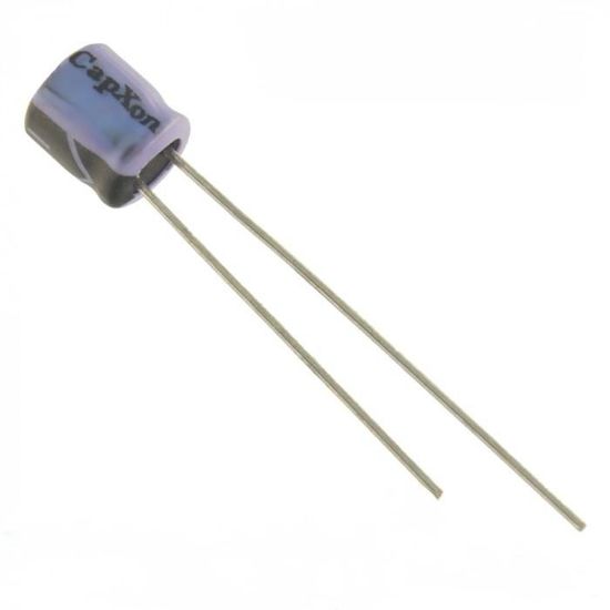 Конденсатор электролитический мини 6,8мкФ 50в 105°С ST / 5x5 / Capxon