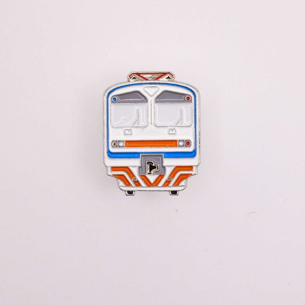 Значок электропоезд ЭД4М белый