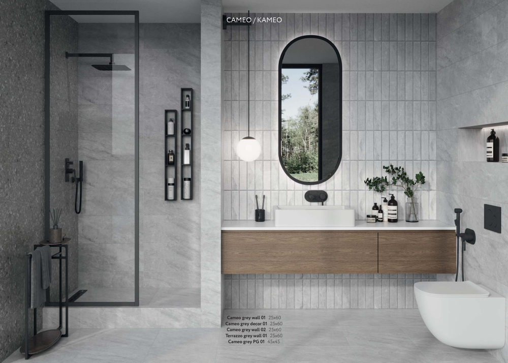 Cameo grey wall 01 250х600 (1-й сорт)