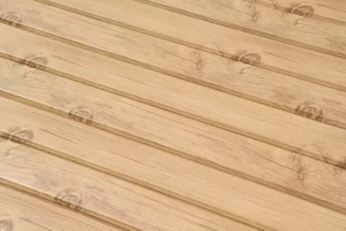 Сайдинг металлический L-брус ECOSTEEL Глянец 0,5мм Сосна