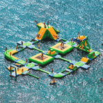 Коммерческий надувной аквапарк «Мир волн» 40×35×4 м