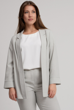 Брюки женские 04Л, серый лен #38СЛ0204Л