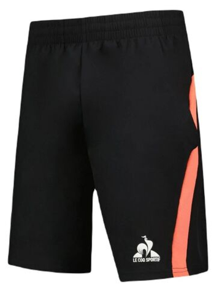 Теннисные шорты Le Coq Sportif Training SP Short N°1 M - black/orange perf