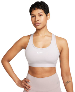 ТОП теннисный Nike Swoosh Medium Support Non-Padded Sports Bra - platinum violet/white