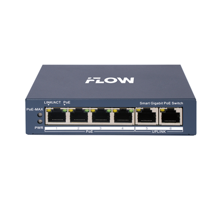 Коммутатор на 4 PoE порта iFlow F-SW-EM606POE-VM