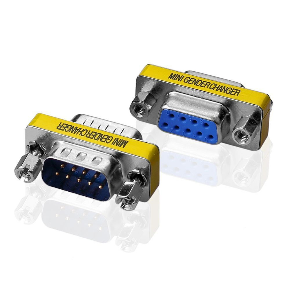 Адаптер VGA DE-15 / HD-15 гнездо-штекер