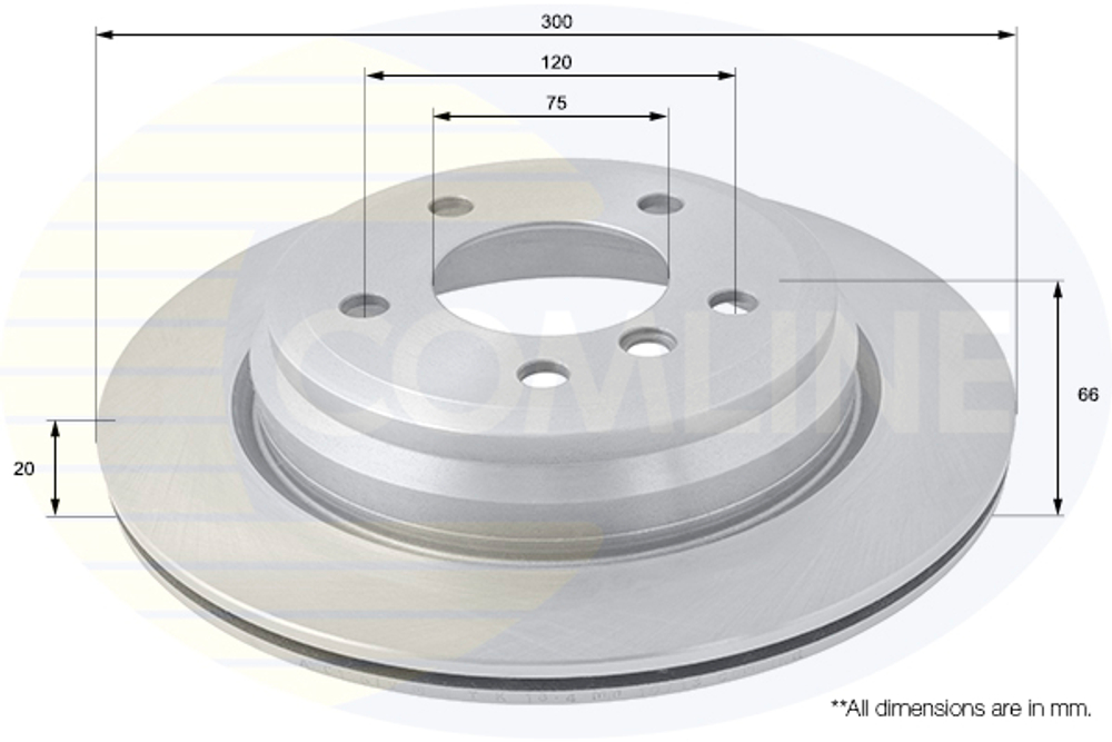 COMLINE - ADC1761V-CML - Brake Disc
