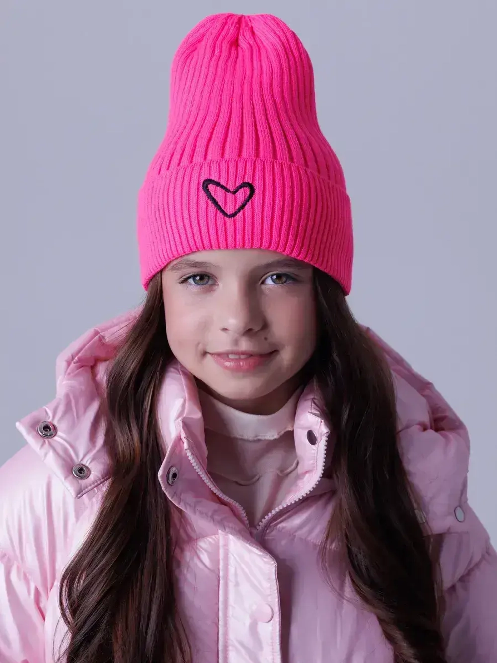 Шапка для девочки осенняя