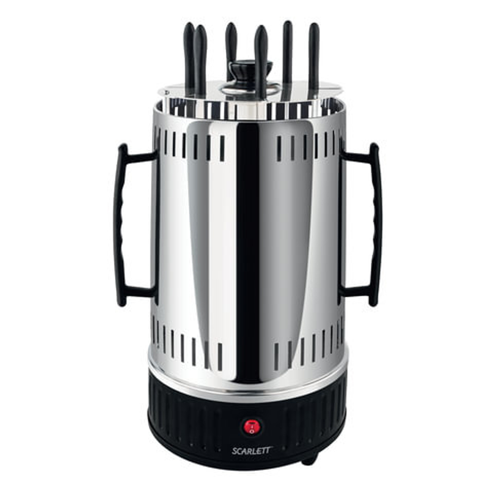 Шашлычница электрическая SCARLETT SC-KG22601, 1000 Вт, 6 шампуров, сталь, SC - KG22601