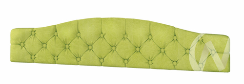 Спинка мягкая СП-16 с пуговицами (велюр лайм)