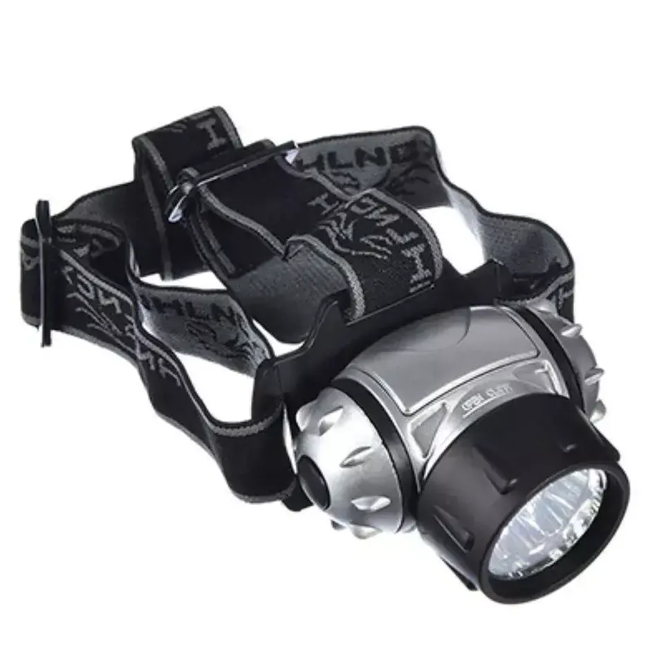 Фонарь налобный 9 LED ЧИНГИСХАН 328-070