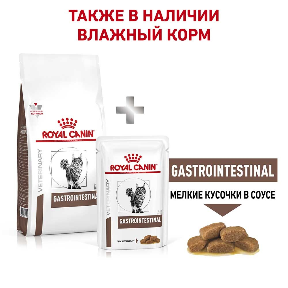 Royal Canin VET Gastro Intestinal - диета для кошек с проблемами ЖКТ GI32