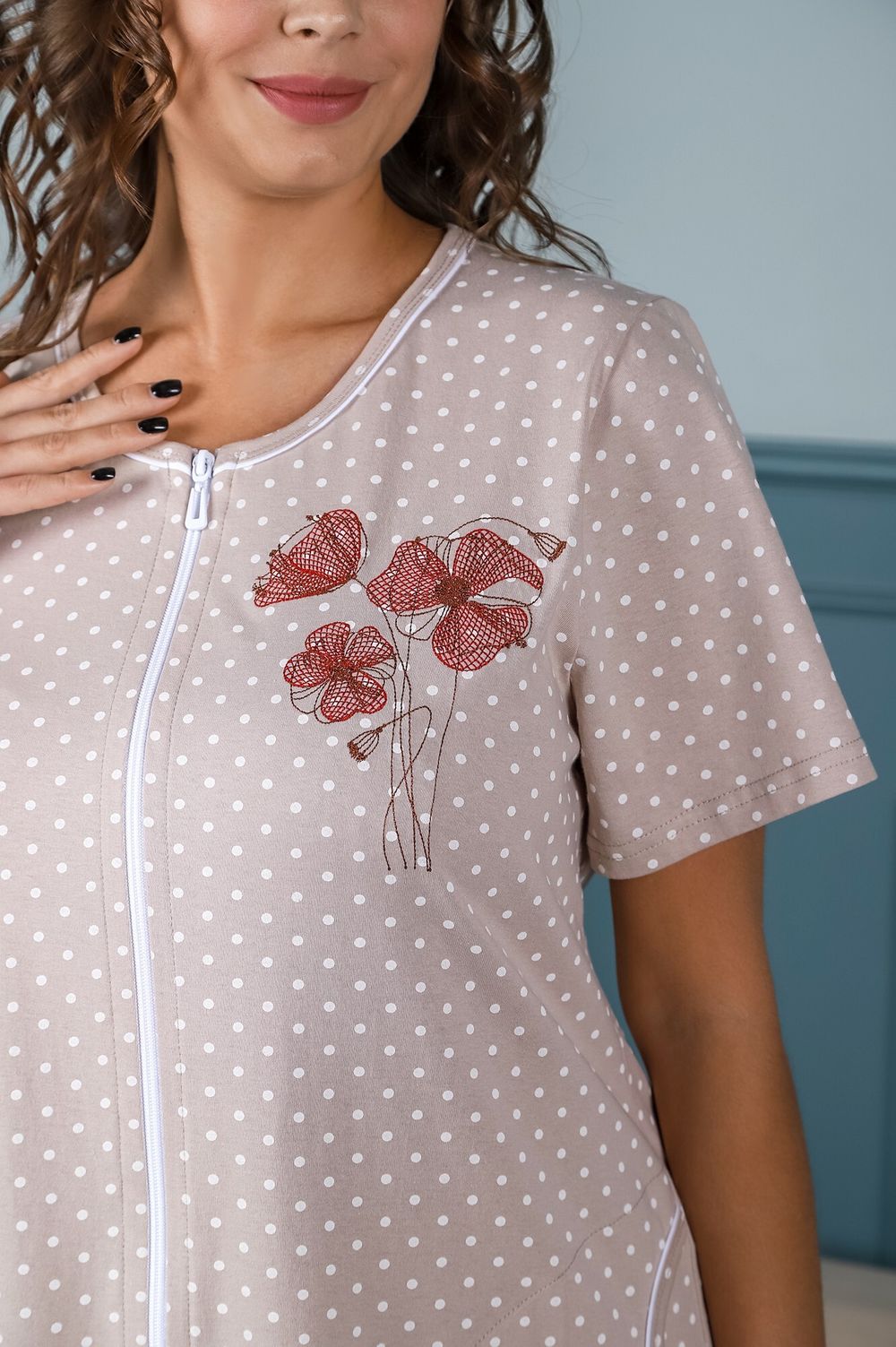 Халат Мак Виотекс БЕЖЕВЫЙ