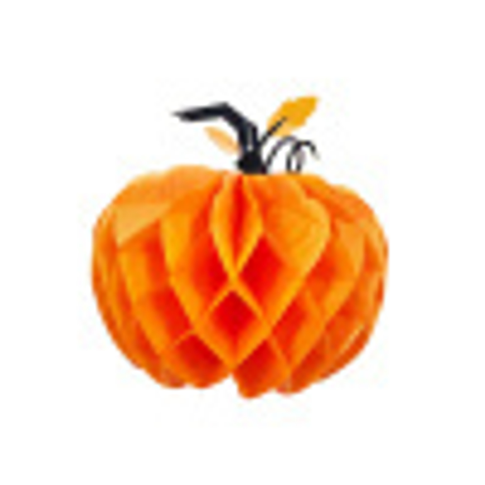 Тыква бумажная объемная 20 см.